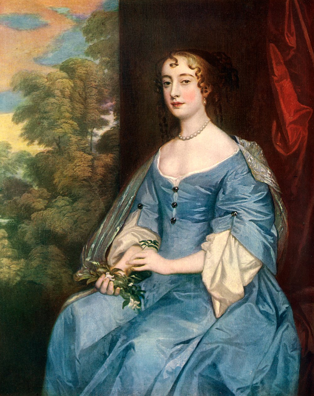 Barbara, lukemattomia Castlemainesta, 1660-luku tekijältä Unbekannt