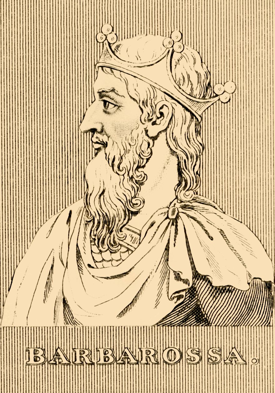 Barbarossa, 1122-1190, 1830. tekijältä Unbekannt