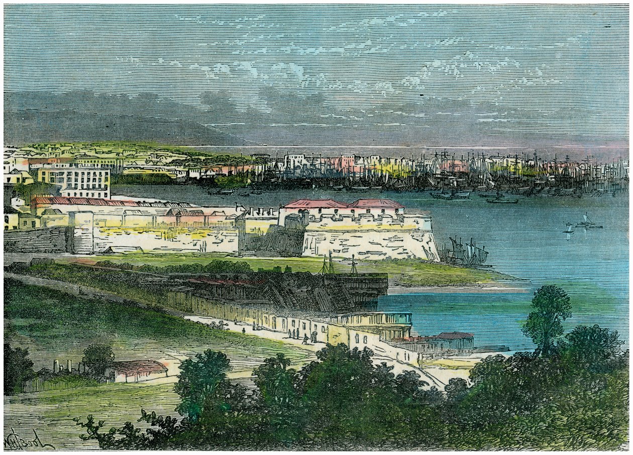 Barcelona, Katalonia, Espanja, c1880 tekijältä Unbekannt