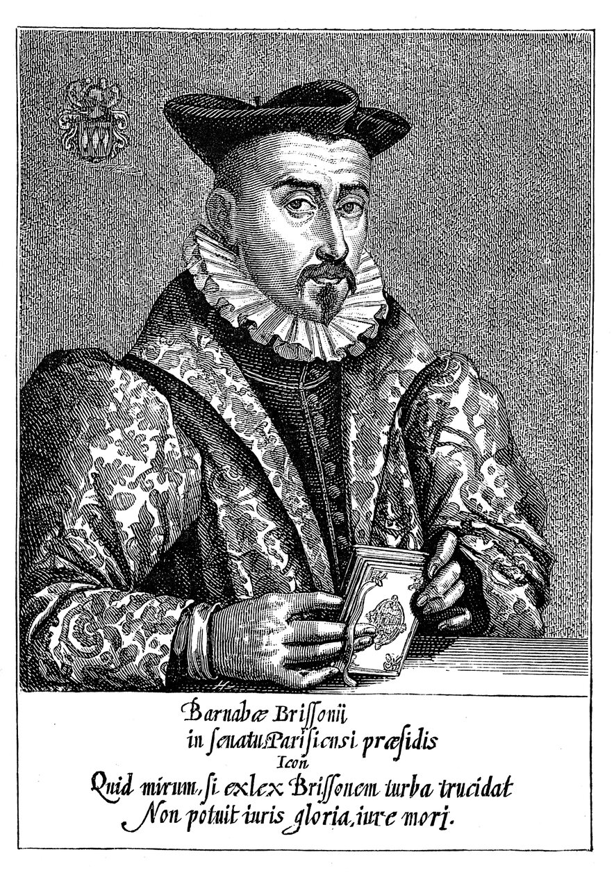 Barnabe Brisson, 1500-luvun ranskalainen filologi ja juristi tekijältä Unbekannt