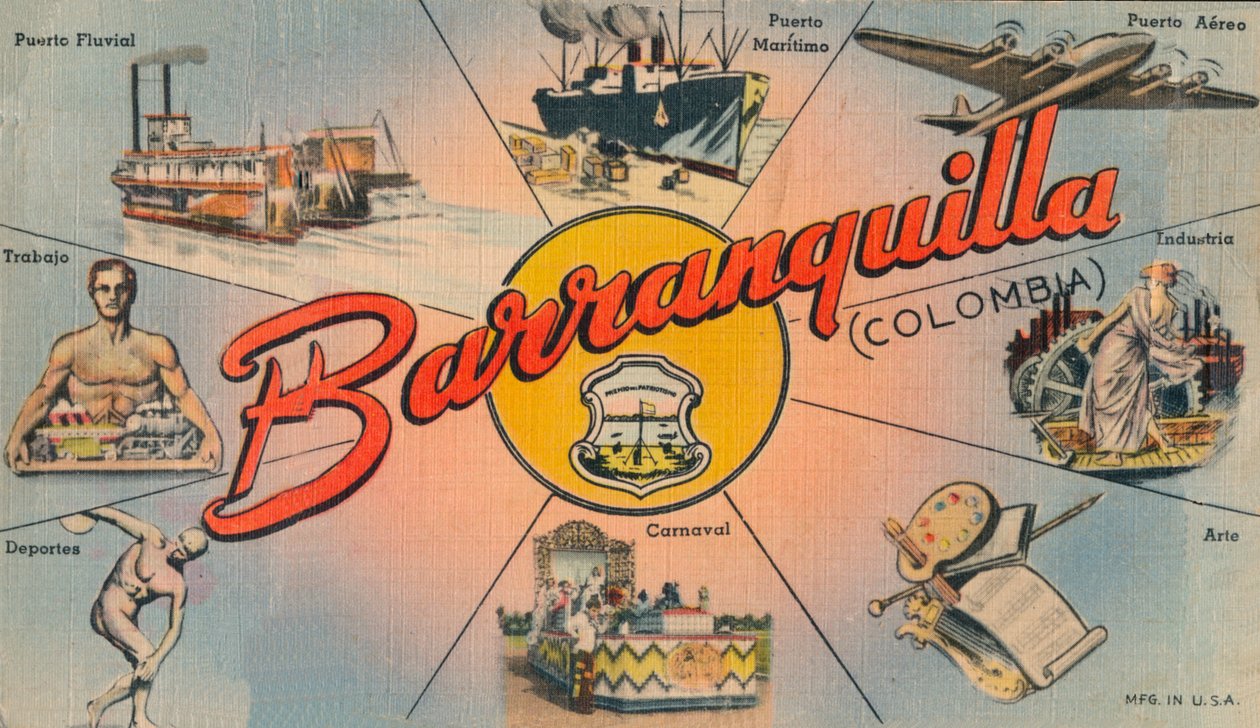 Barranquilla Kolumbia, 1940-luku tekijältä Unbekannt