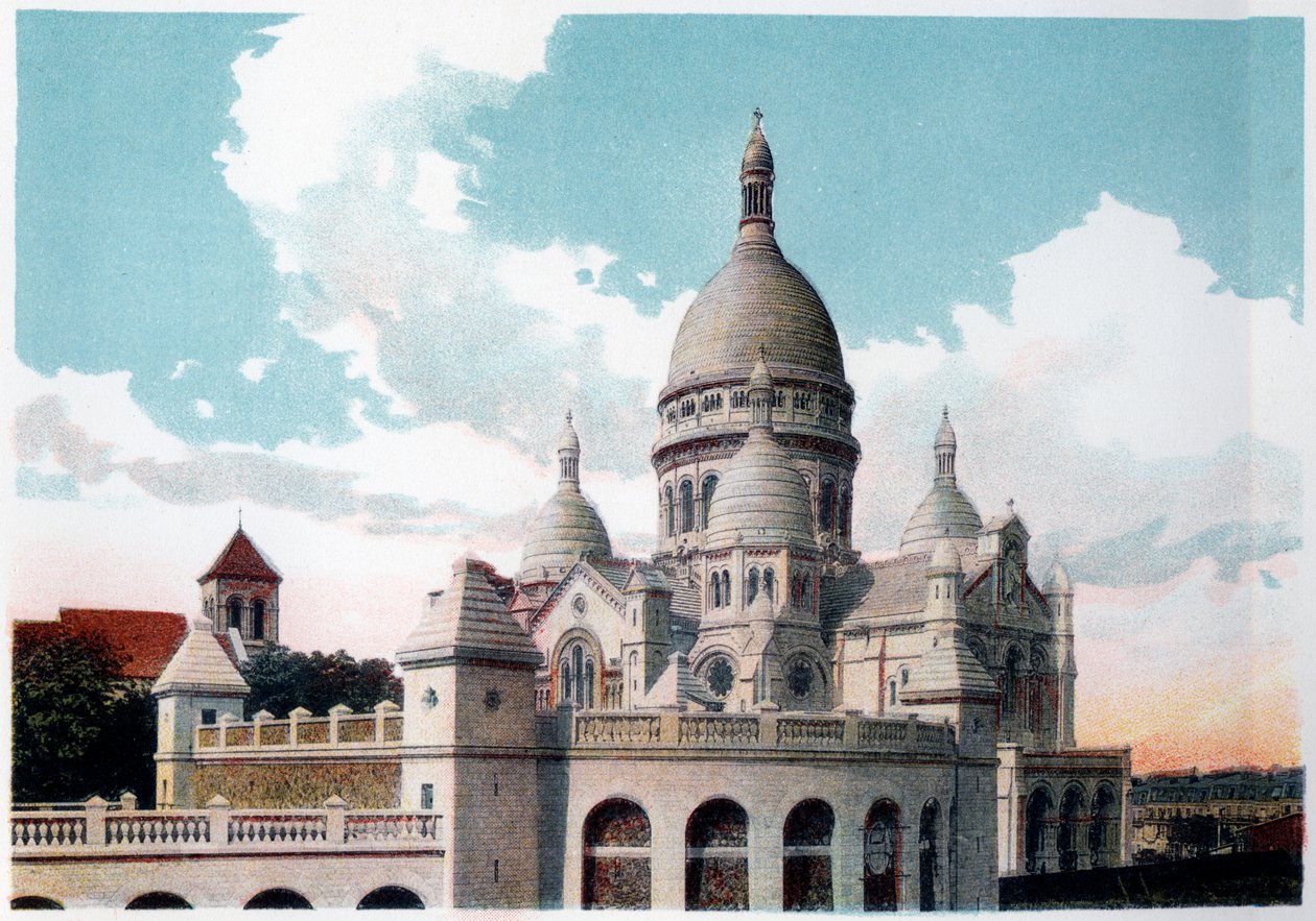 Sacre Coeurin basilika, Pariisi, n. 1900 tekijältä Unbekannt