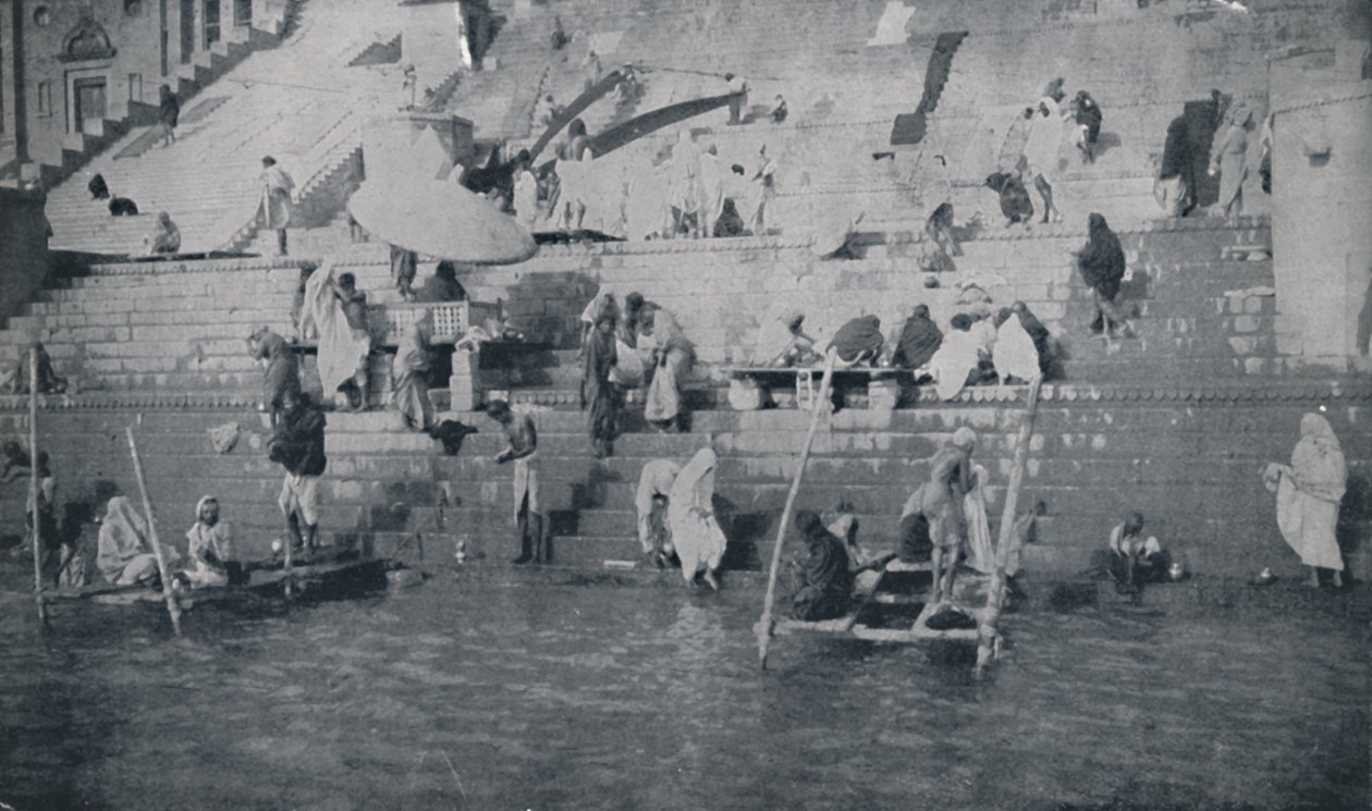 Uiminen Benaresissa, 1924 tekijältä Unbekannt