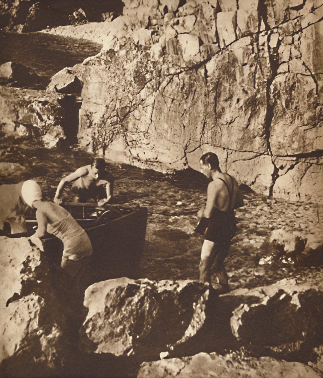 Uiminen Adrianmerellä, 1937 tekijältä Unbekannt