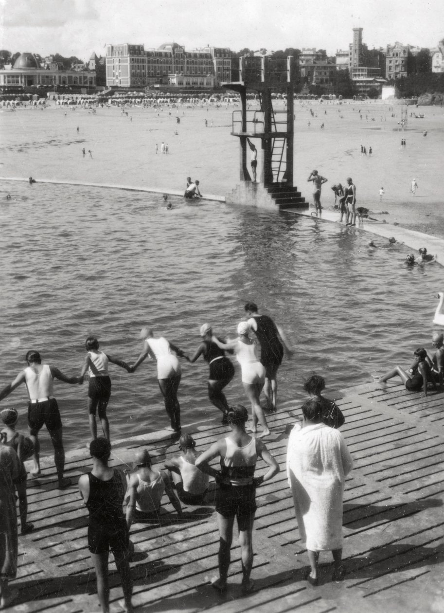 Uima-allas, Dinard, Bretagne, Ranska, 1900-luku tekijältä Unbekannt