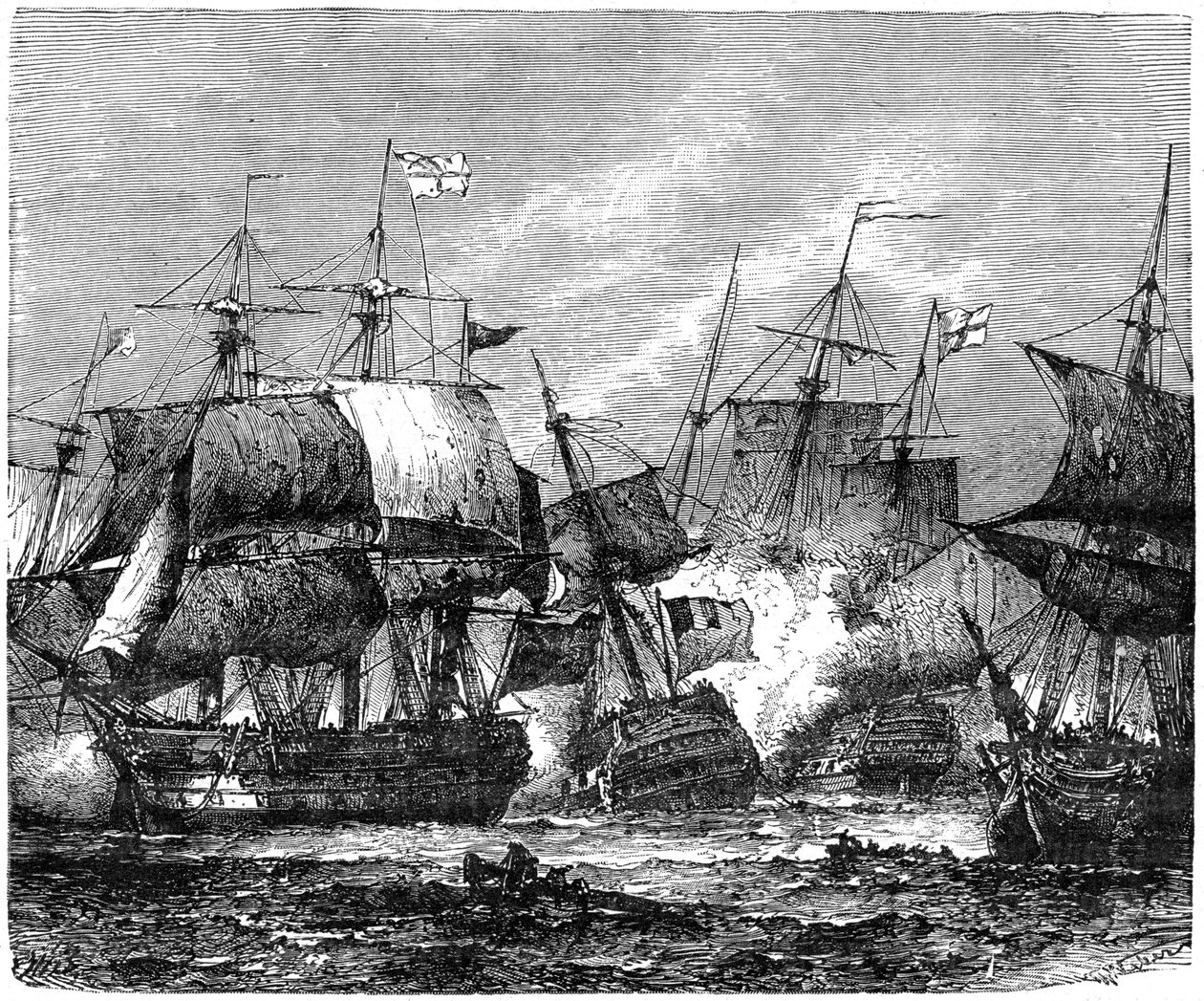 Abukir Bayn taistelu, 1. elokuuta 1798, 1898 tekijältä Unbekannt