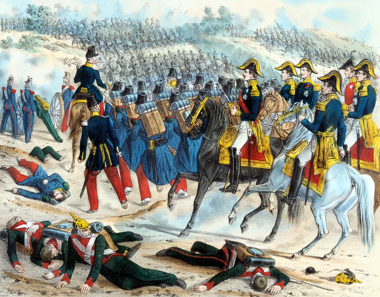 Alman taistelu, Krimin sota, 20. syyskuuta 1854 c1860 tekijältä Unbekannt