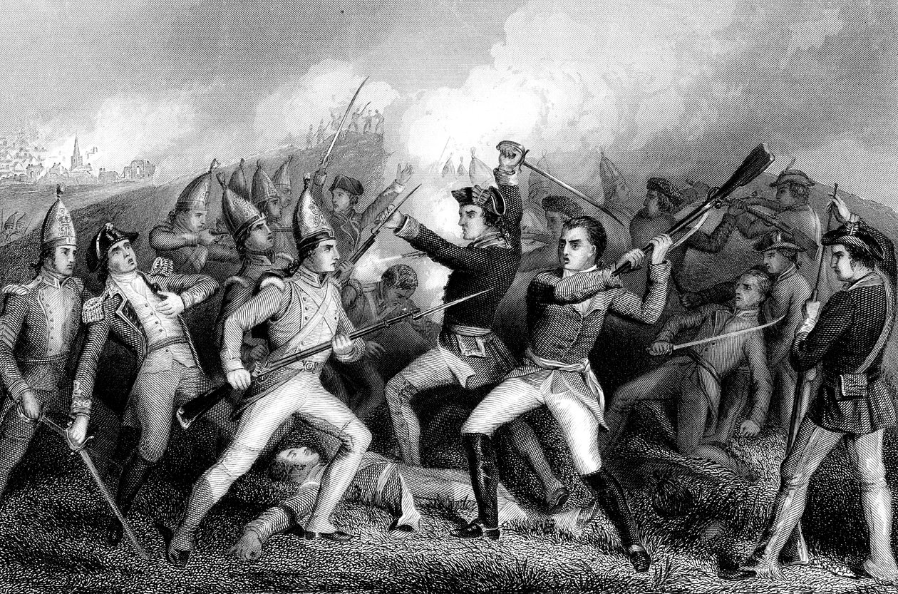 Benningtonin taistelu, Vermont, Amerikan vapaussota, 16. elokuuta 1777 tekijältä Unbekannt