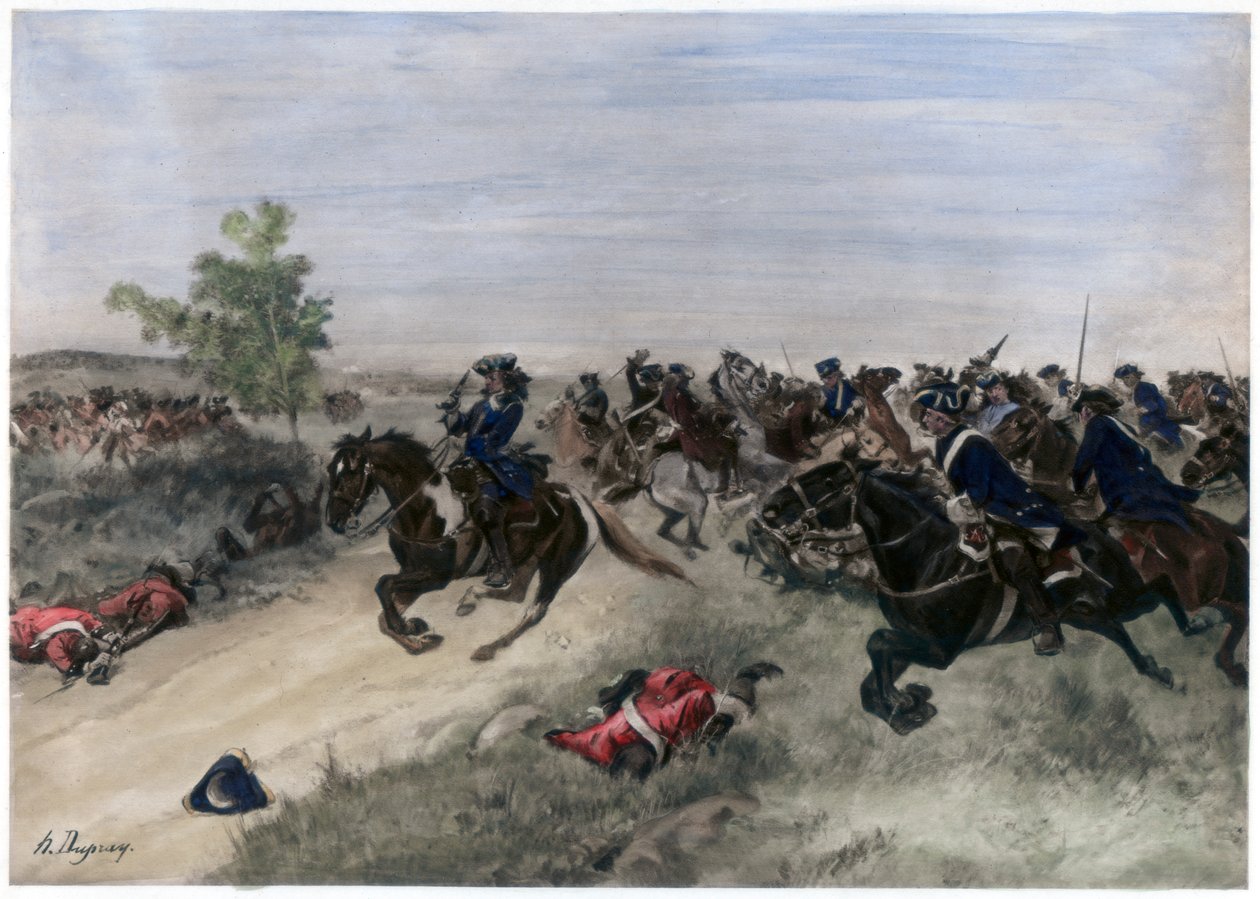 Blenheimin taistelu 13. elokuuta 1704 tekijältä Unbekannt