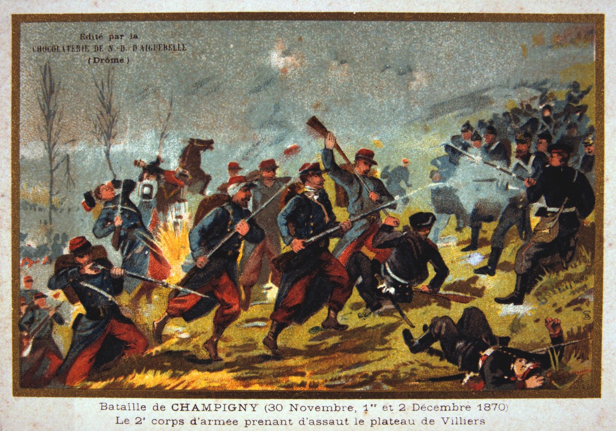 Champignyn taistelu, Ranskan ja Preussin sota, 30.11.-2.12.1870 tekijältä Unbekannt