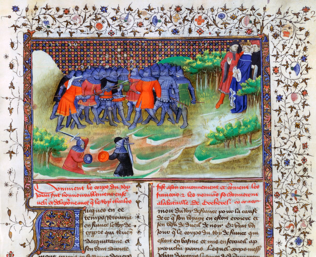 Cocherelin taistelu, 1364, 1400-luku tekijältä Unbekannt