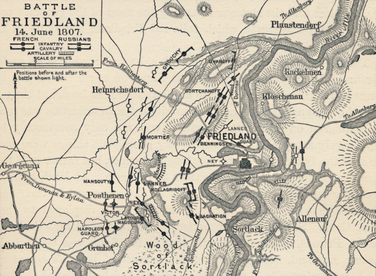 Friedlandin taistelu, 14. kesäkuuta 1807, 1896 tekijältä Unbekannt
