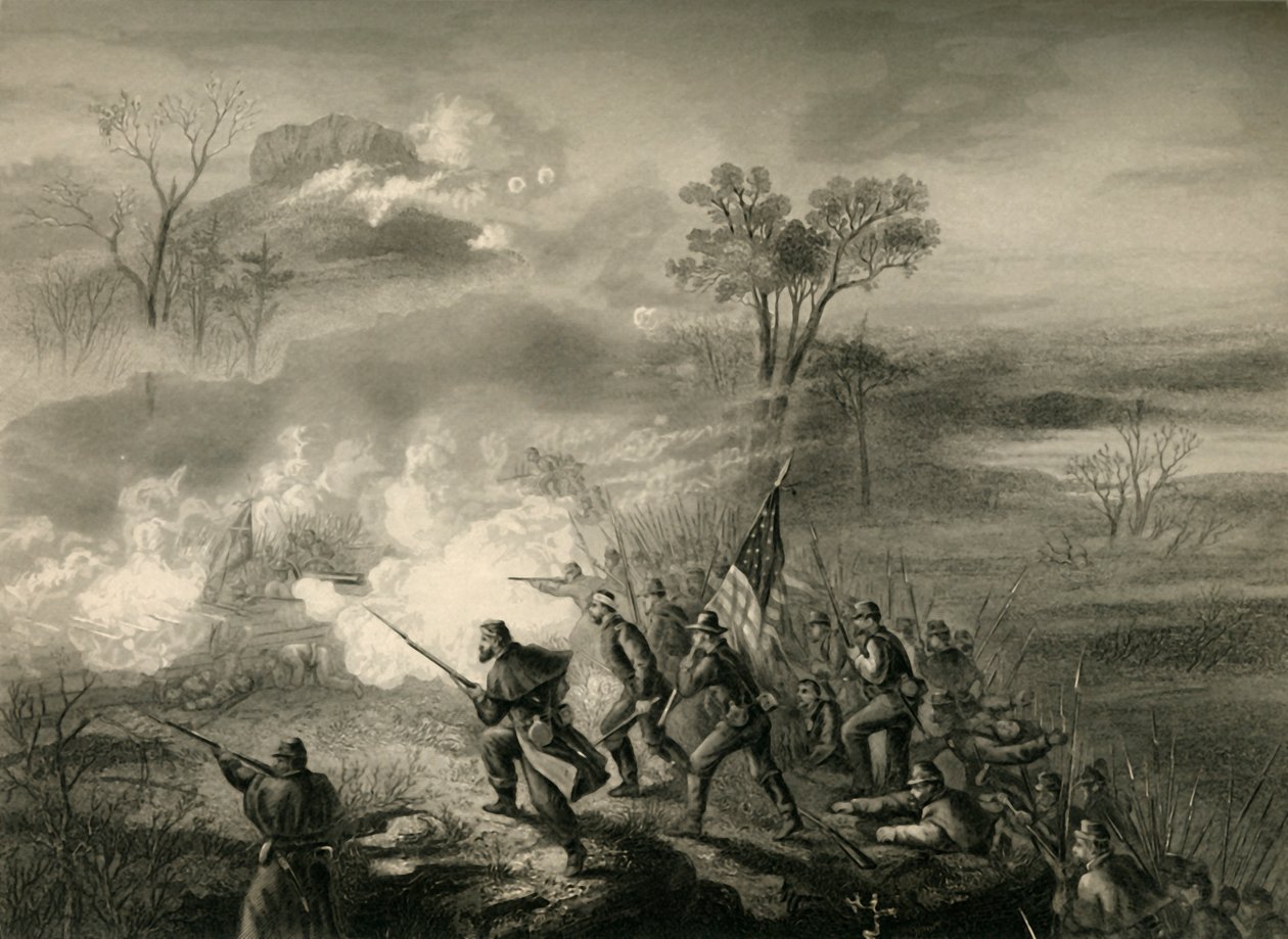 Lookout Mountainin taistelu, 1878. tekijältä Unbekannt