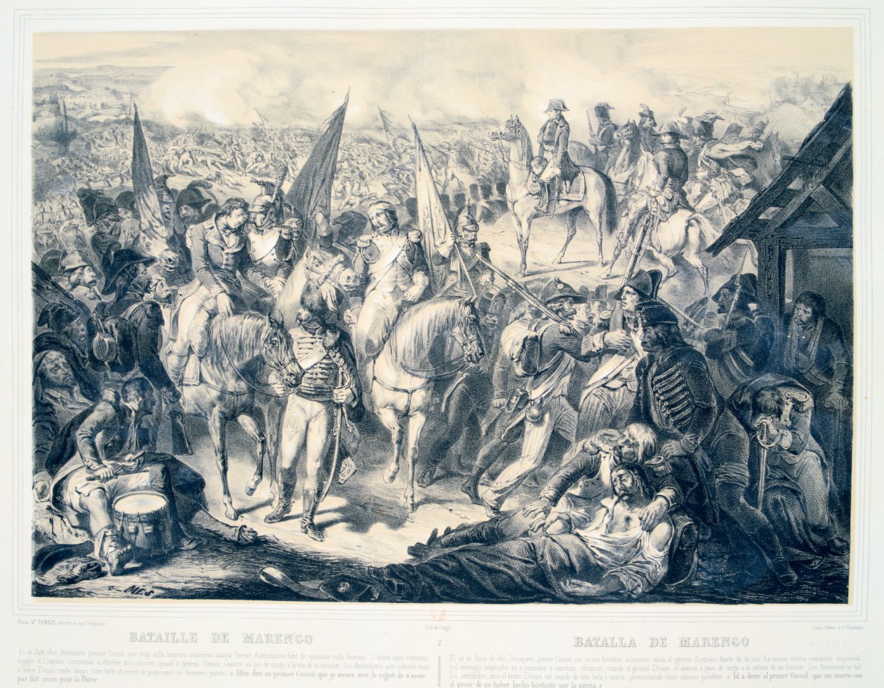 Marengon taistelu 14. kesäkuuta 1800 tekijältä Unbekannt