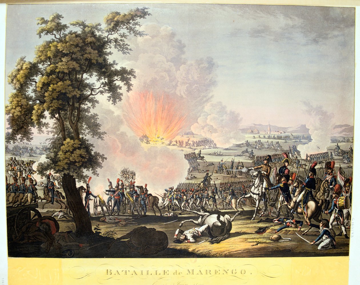 Marengon taistelu 14. kesäkuuta 1800 tekijältä Unbekannt