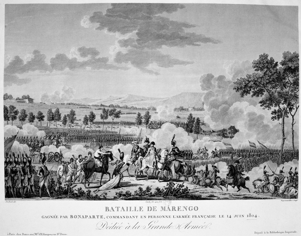 Marengon taistelu 14. kesäkuuta 1804 tekijältä Unbekannt