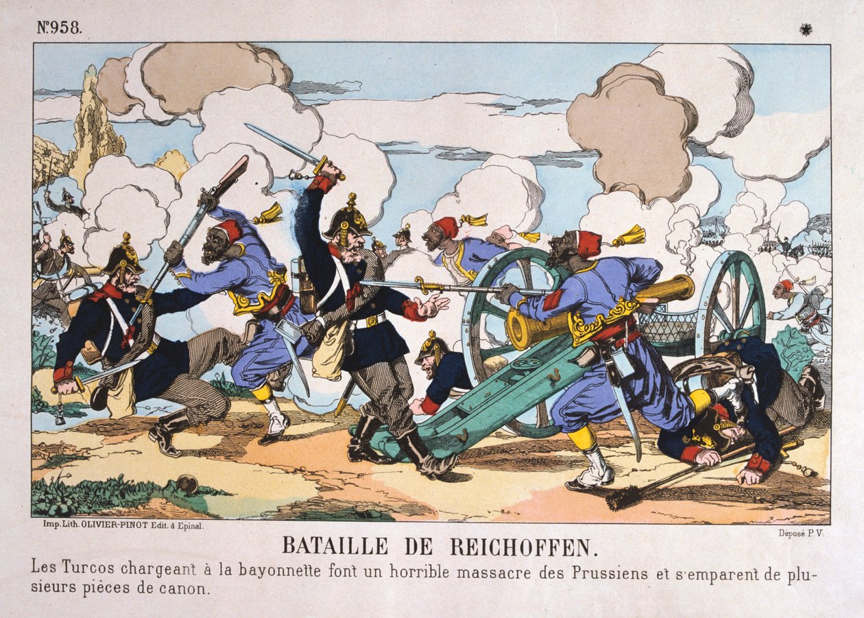 Reichshoffenin taistelu, Ranskan ja Preussin sota, 6. elokuuta 1870 tekijältä Unbekannt