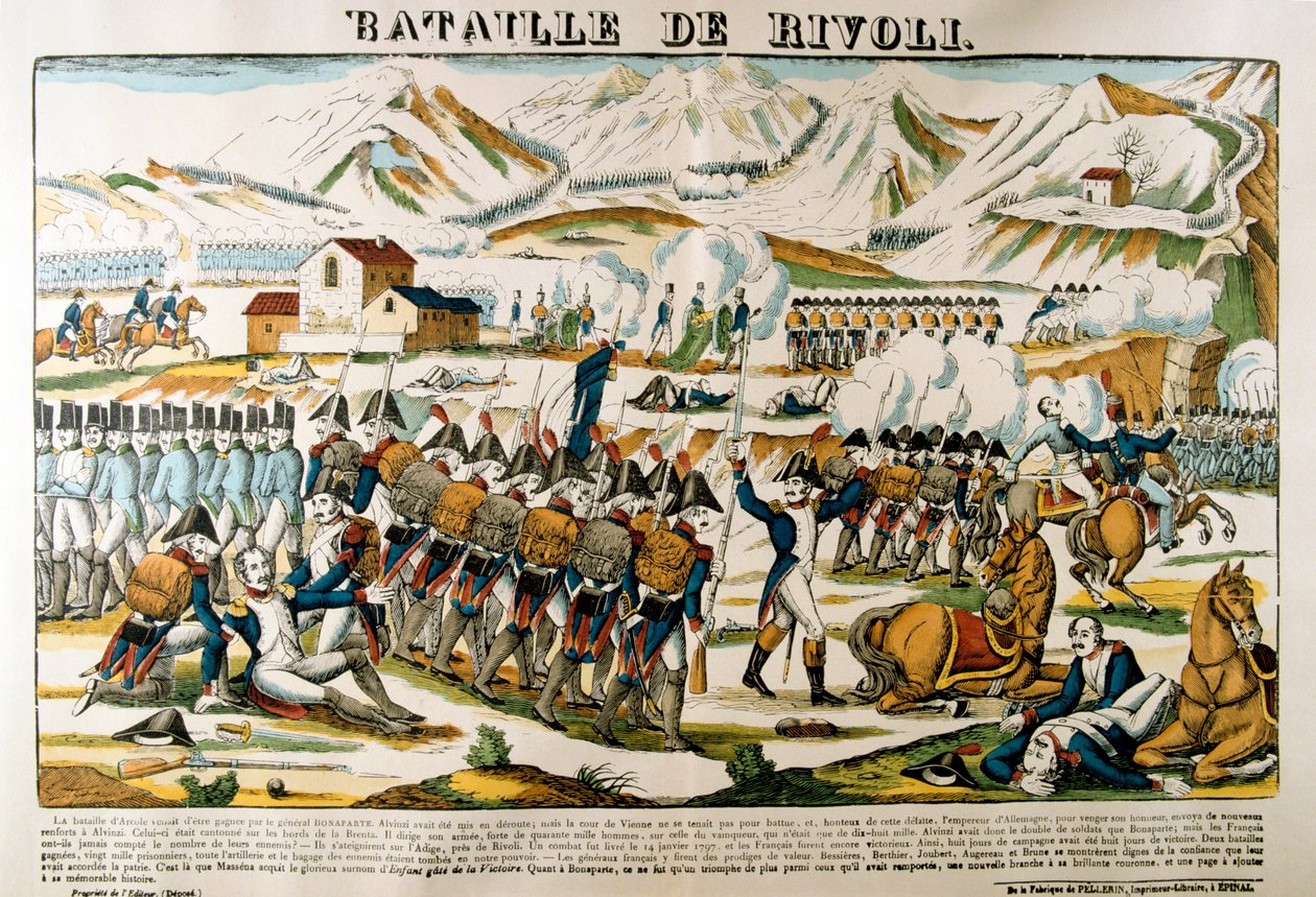 Rivolin taistelu, 14. tammikuuta 1797, 1800-luku tekijältä Unbekannt