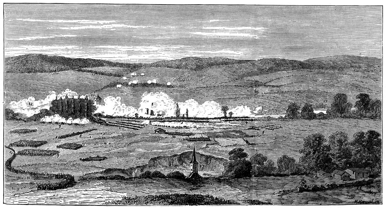 Sedanin taistelu, Ranska, Ranskan ja Preussin sota, 1. syyskuuta 1870 tekijältä Unbekannt