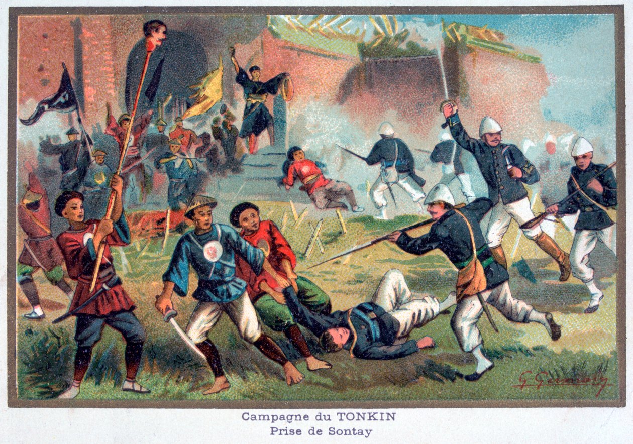 Tonkinin taistelu, Ranskan ja Kiinan välinen sota, 1900-luku tekijältä Unbekannt