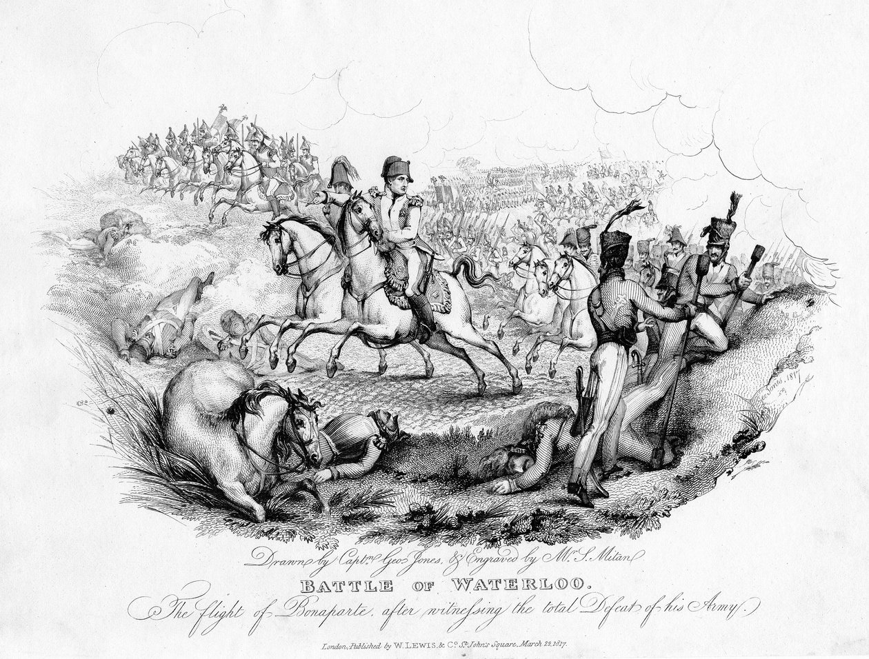 Waterloon taistelu, Belgia, 1815 1817 tekijältä Unbekannt