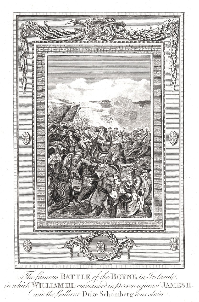 Boynen taistelu, 1690 tekijältä Unbekannt