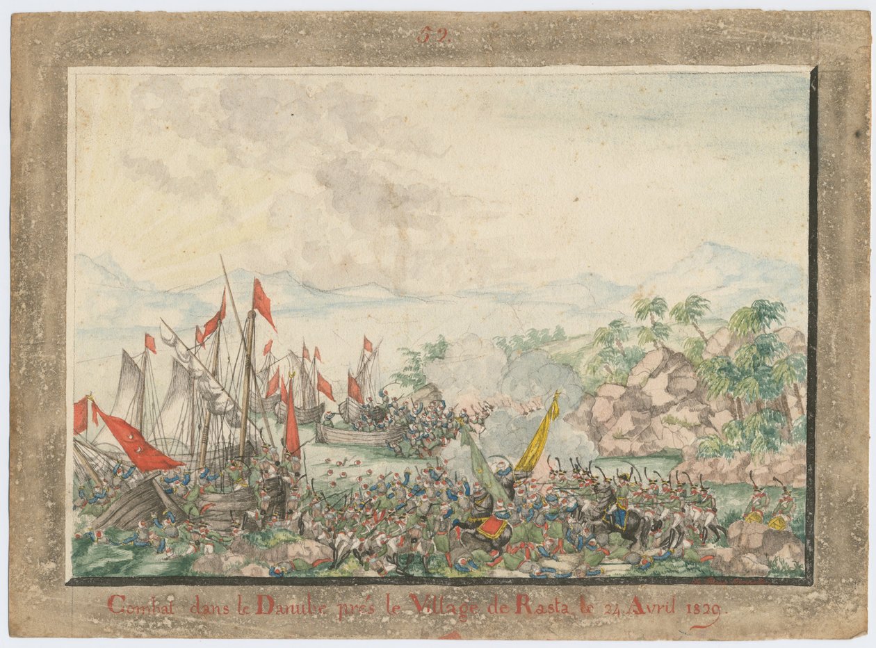 Tonavan taistelu 1828, 1829 tekijältä Unbekannt