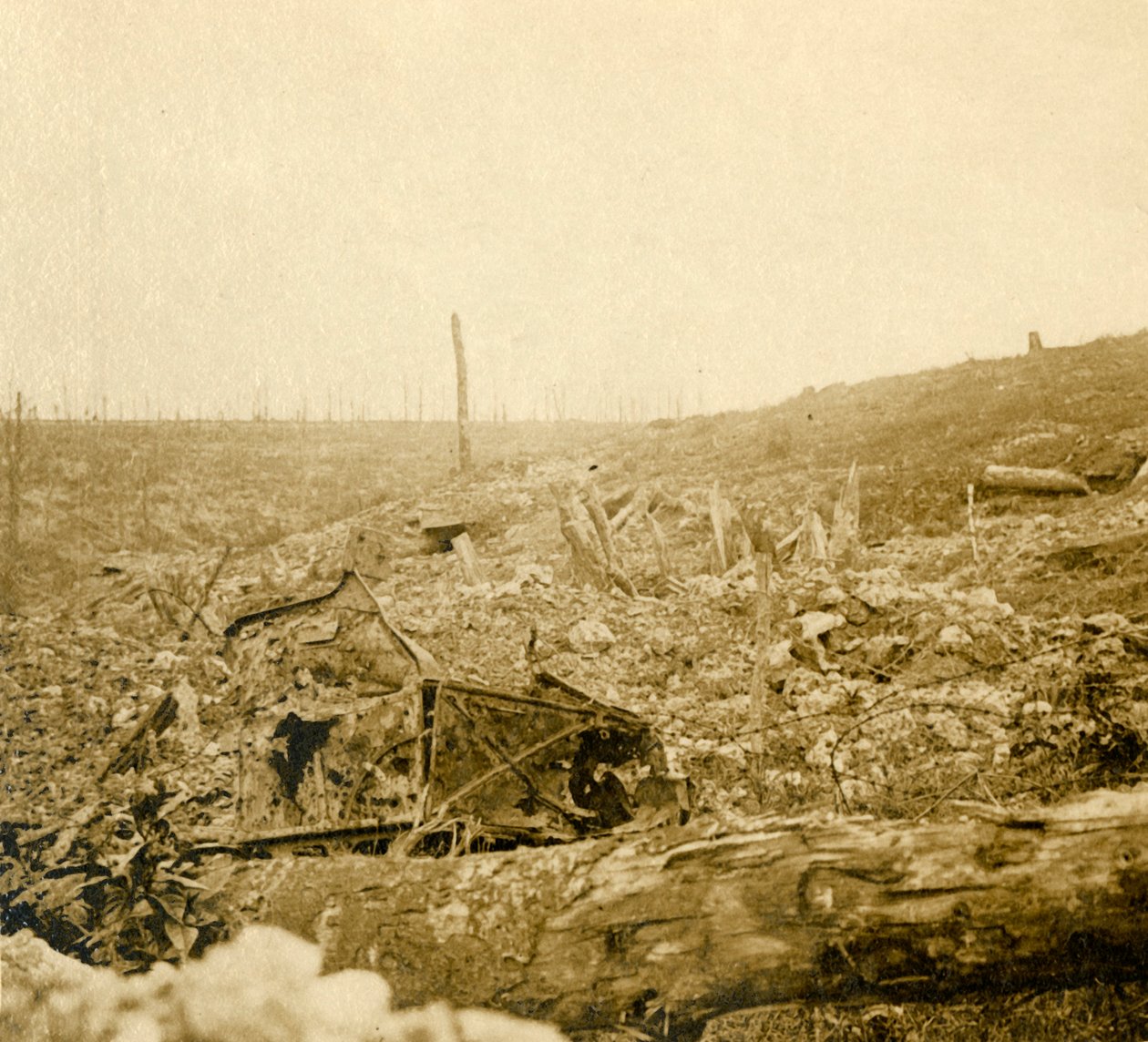 Battlefield, Bezonvaux, Verdun, Pohjois-Ranska, c1914-c1918 tekijältä Unbekannt