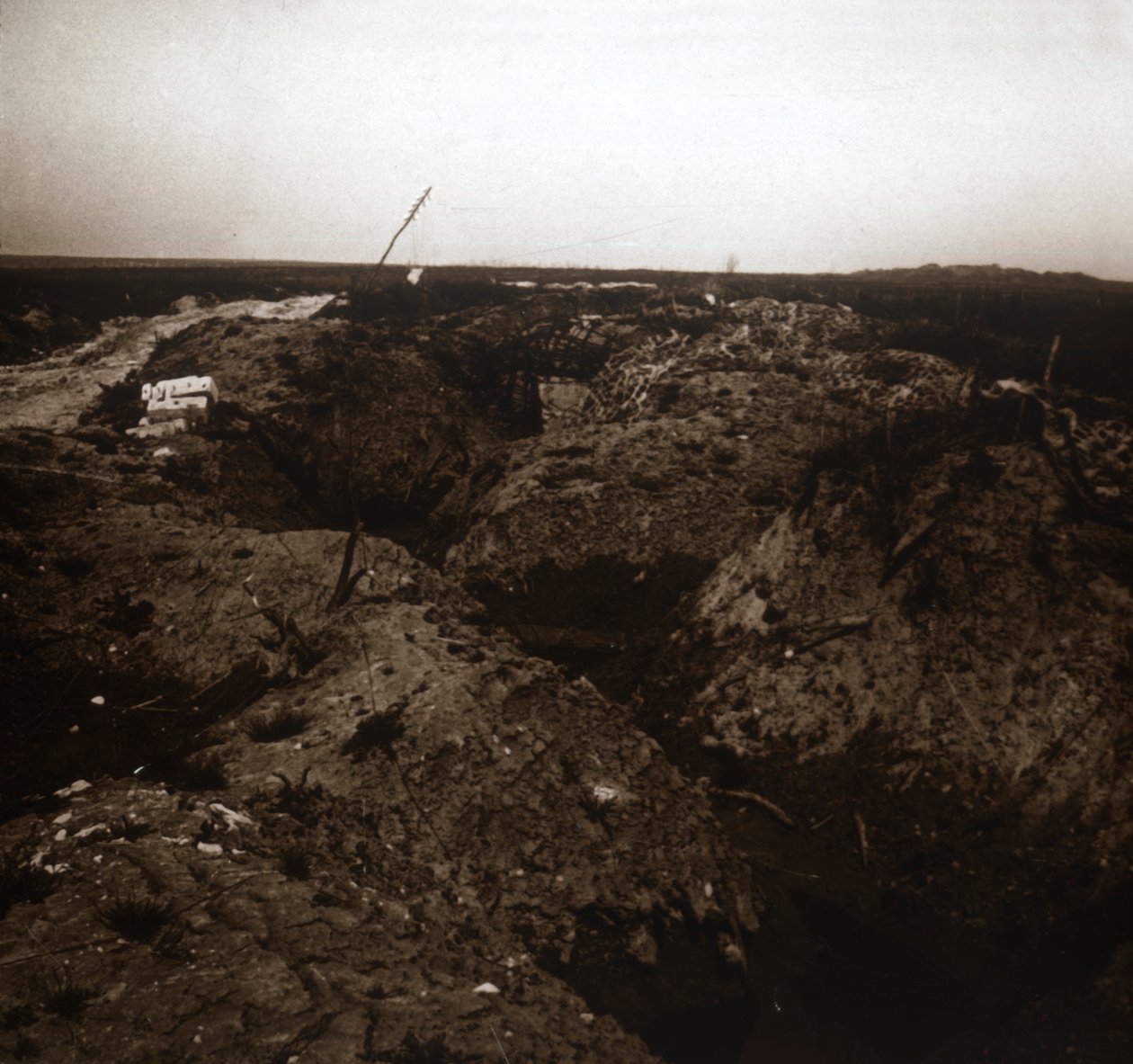 Battlefield, Craonne, Pohjois-Ranska, c1914-c1918 tekijältä Unbekannt