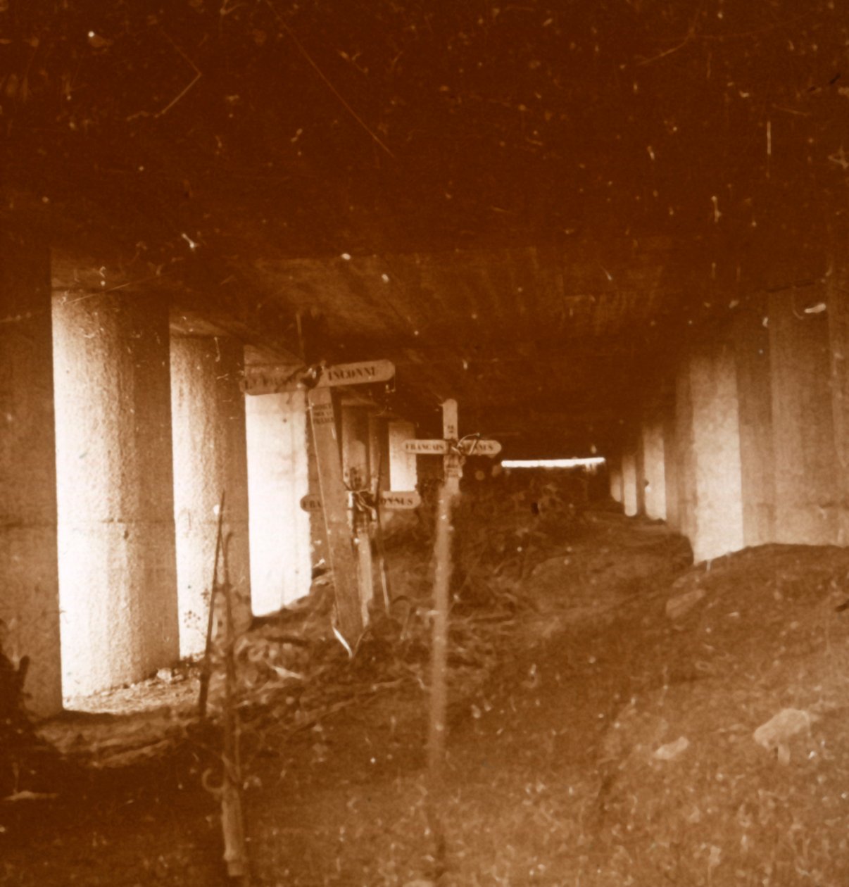 Bayonet Trench, Verdun, Pohjois-Ranska, c1916-c1918. tekijältä Unbekannt