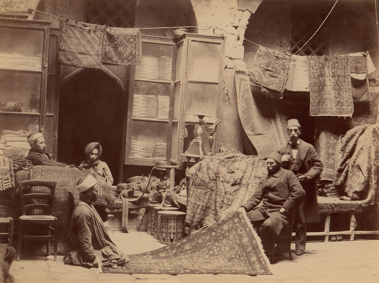 Bazaar, Mattokauppiaat, 1870-luku. tekijältä Unbekannt