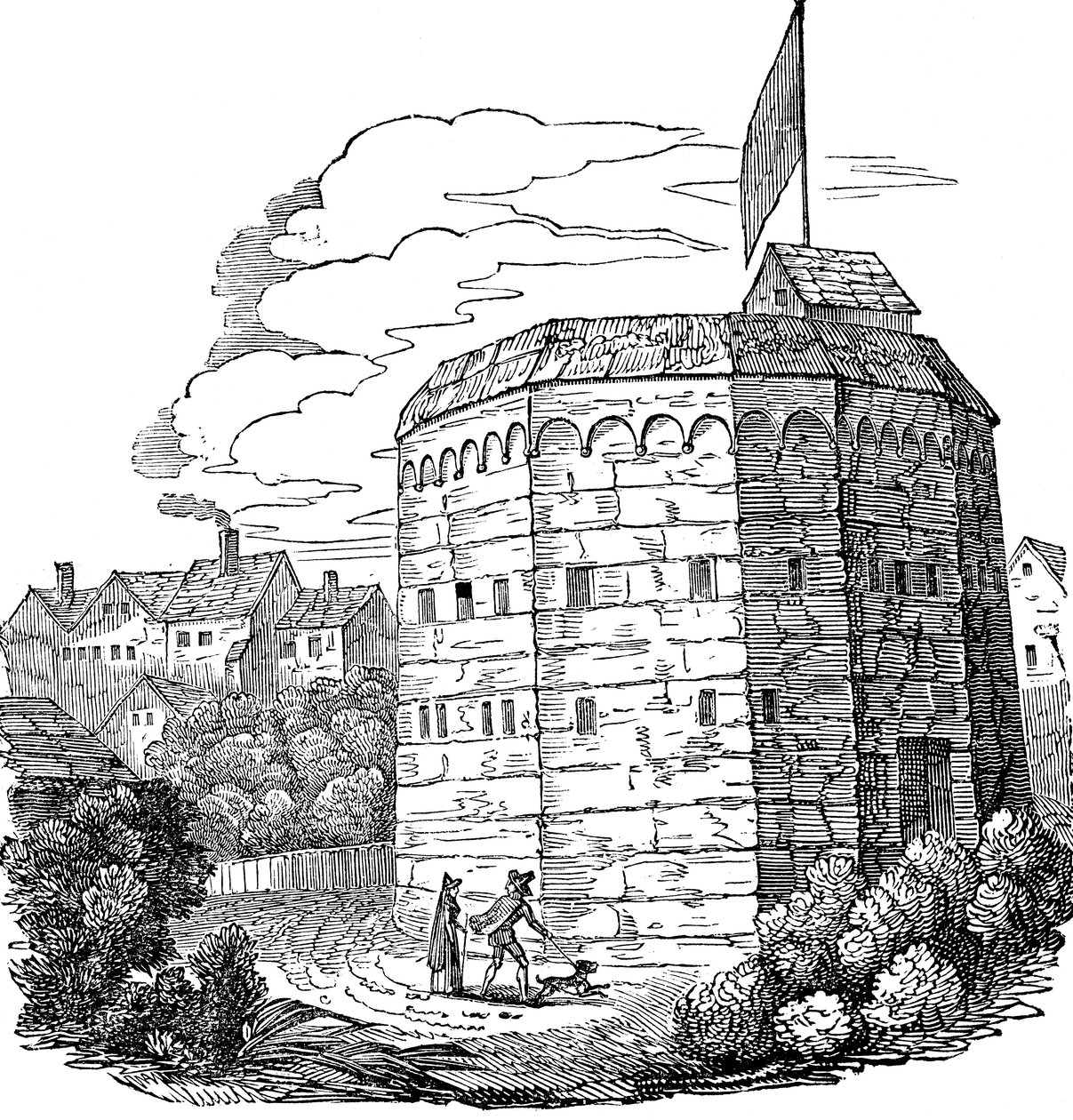 Bear Garden, Southwark, Lontoo, 1574 tekijältä Unbekannt
