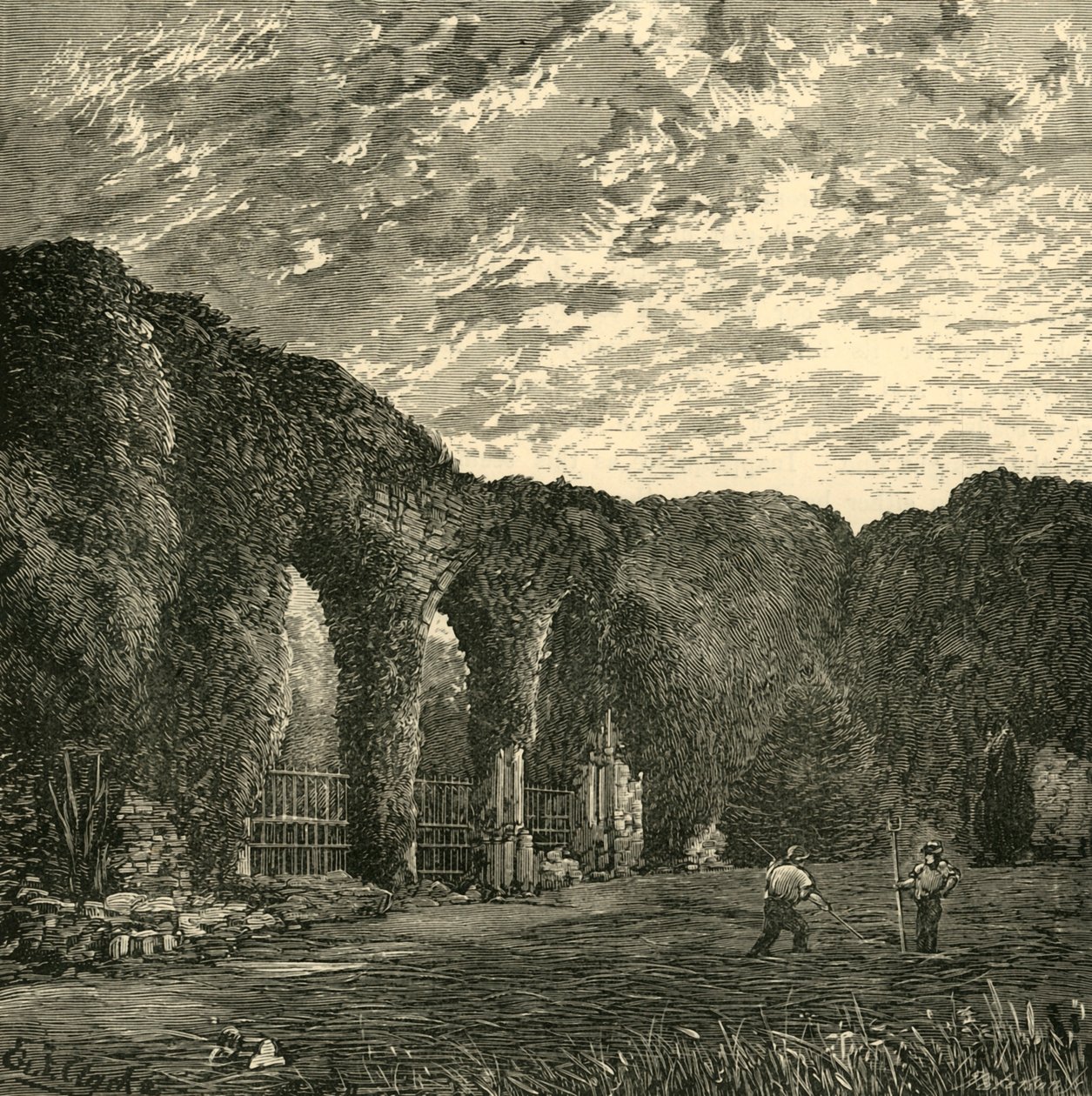 Beaulieun luostari, 1898. tekijältä Unbekannt