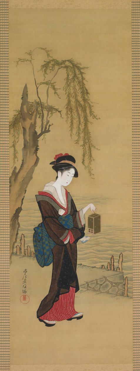 Kauneus Firefliesin kanssa, 1800-luvun alku. tekijältä Unbekannt