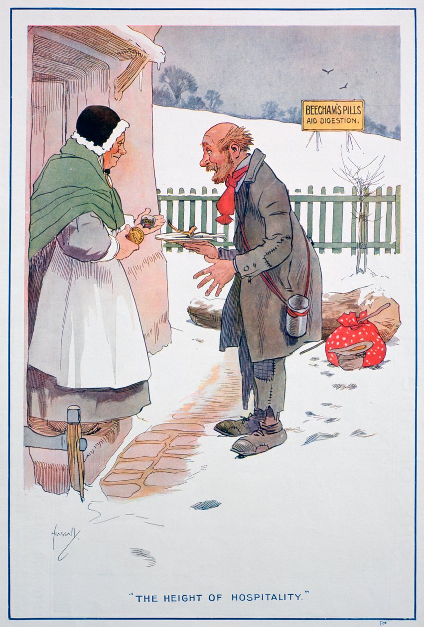 Beecham Pills -mainos, 1913 tekijältä Unbekannt