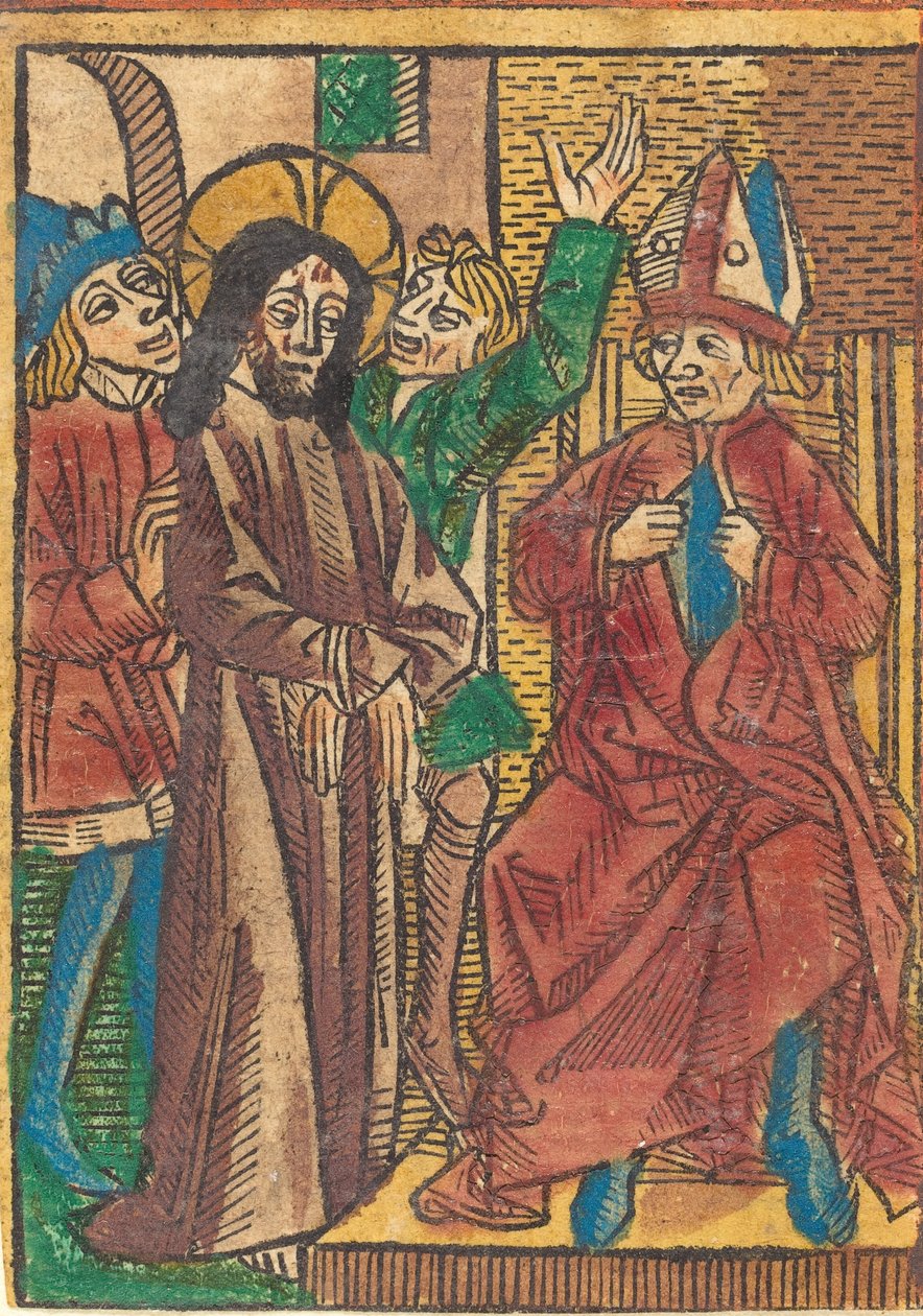 Ennen Kaifasta, n. 1490. tekijältä Unbekannt