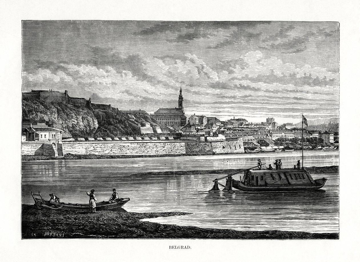 Belgrad, Serbia ja Montenegro, 1879 tekijältä Unbekannt