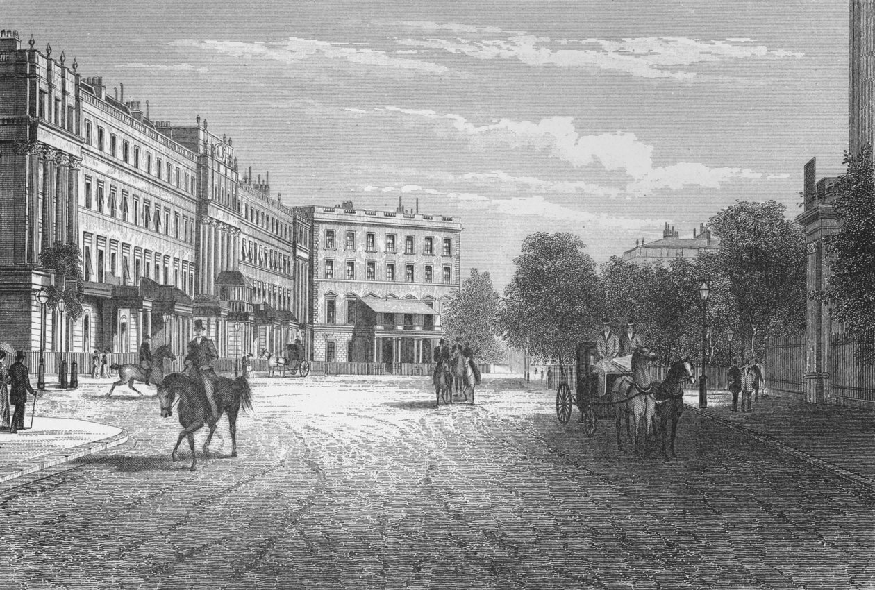 Belgrave Square, Westminster, Lontoo, c1850 1878 tekijältä Unbekannt