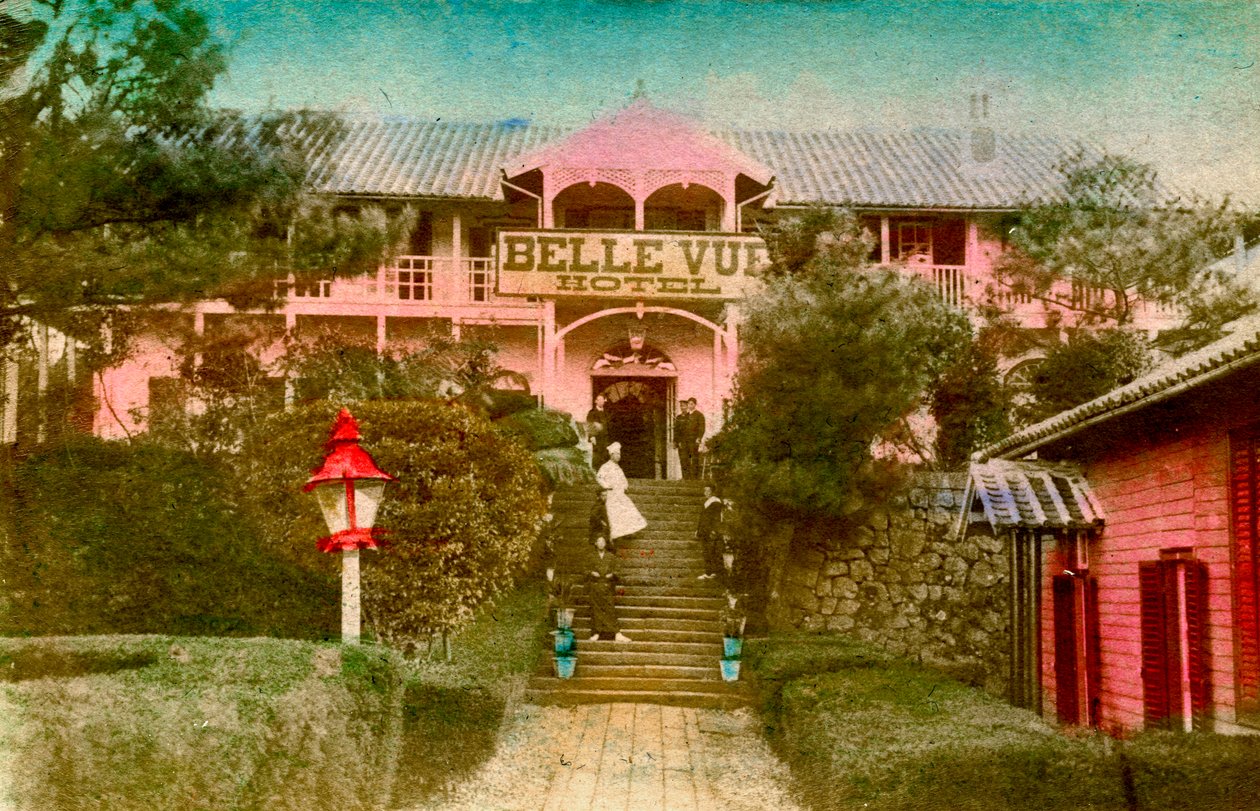 Belle Vue Hotel, Nagasaki, Japani, ennen vuotta 1920 tekijältä Unbekannt