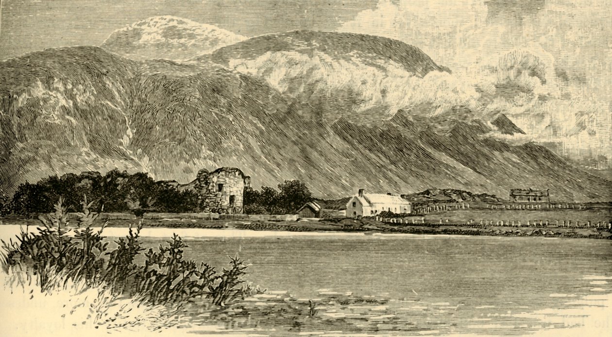 Ben Nevis ja Inverlochyn linna, 1898. tekijältä Unbekannt