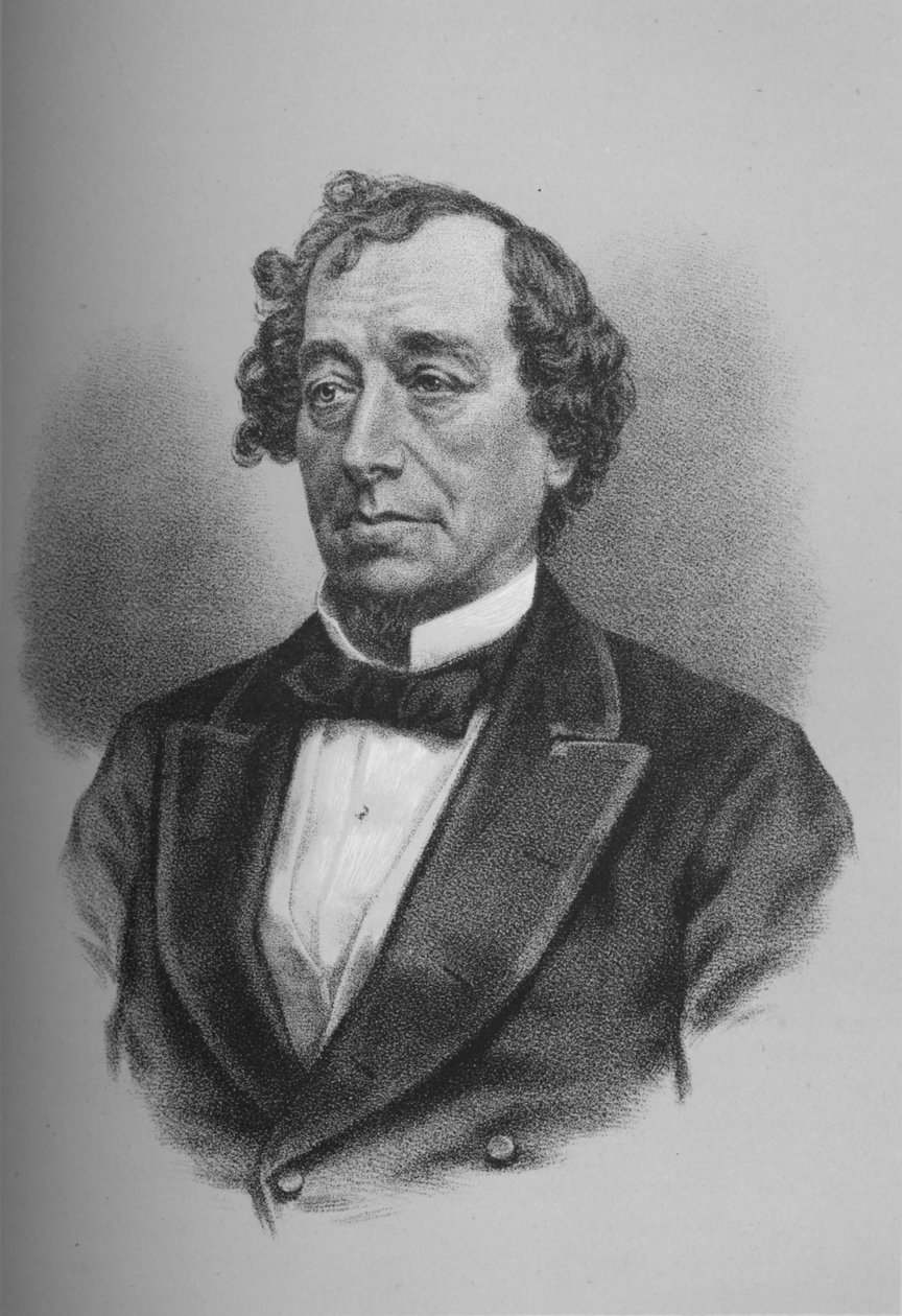 Benjamin Disraeli, Earl of Beaconsfield, brittiläinen valtiomies, c1868 1936 tekijältä Unbekannt