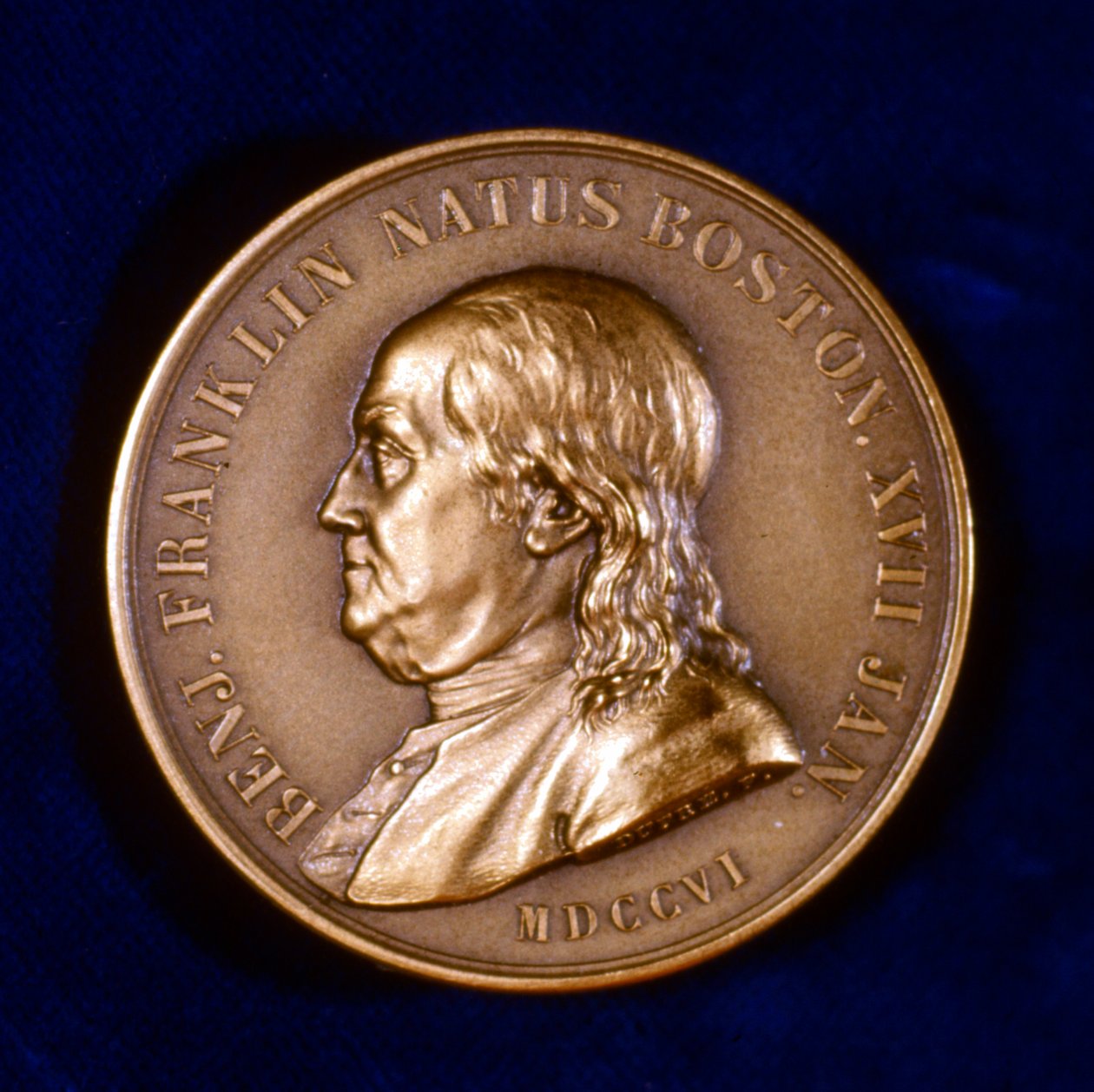 Benjamin Franklin, yhdysvaltalainen tiedemies, keksijä ja valtiomies, 1806 tekijältä Unbekannt