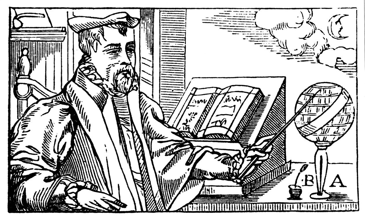 Bernard Abattia, 1500-luvun ranskalainen astrologi, 1572 tekijältä Unbekannt