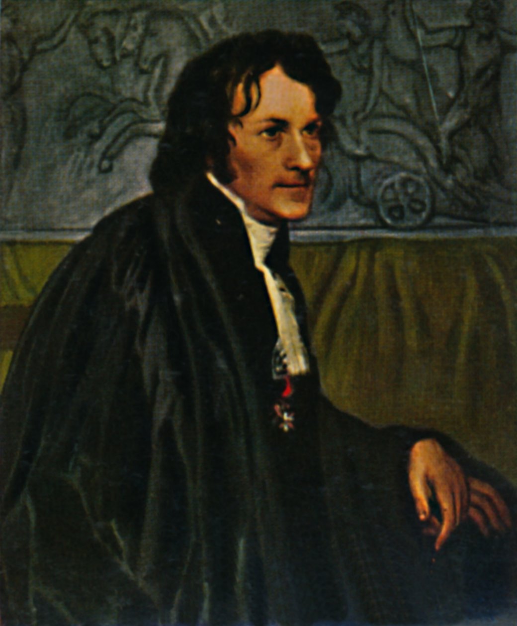 Bertel Thorwaldsen 1768-1844. - Eckersbergin maalaus, 1934. tekijältä Unbekannt