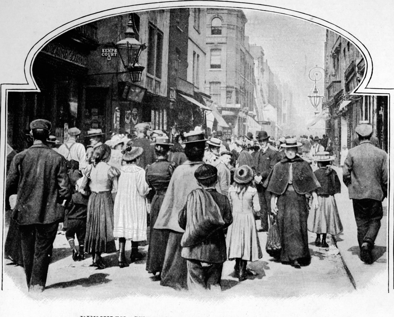 Berwick Street sunnuntaiaamuna vuonna 1901 1901 tekijältä Unbekannt