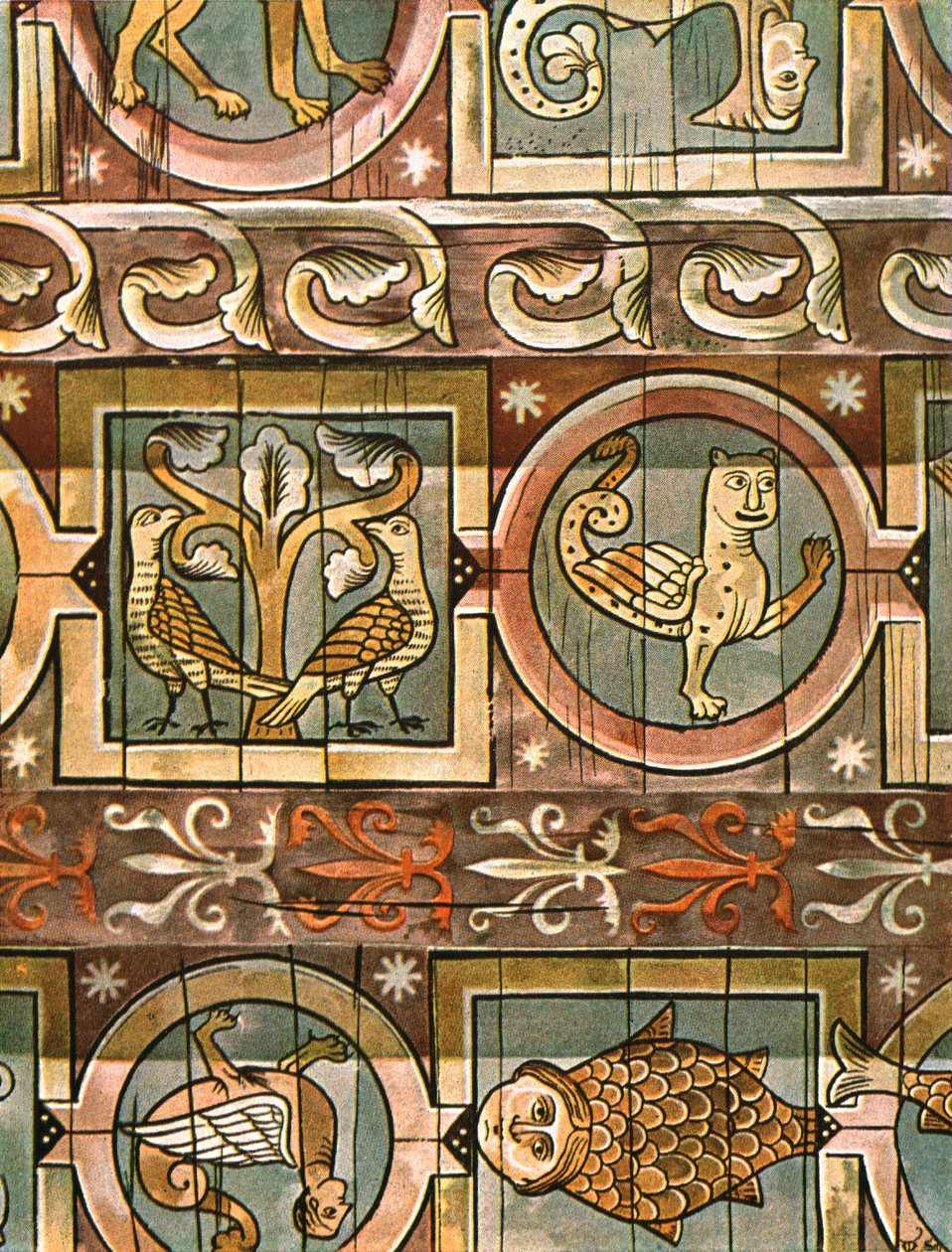 Bestiary-katto, Metz, Ranska, 1928. tekijältä Unbekannt