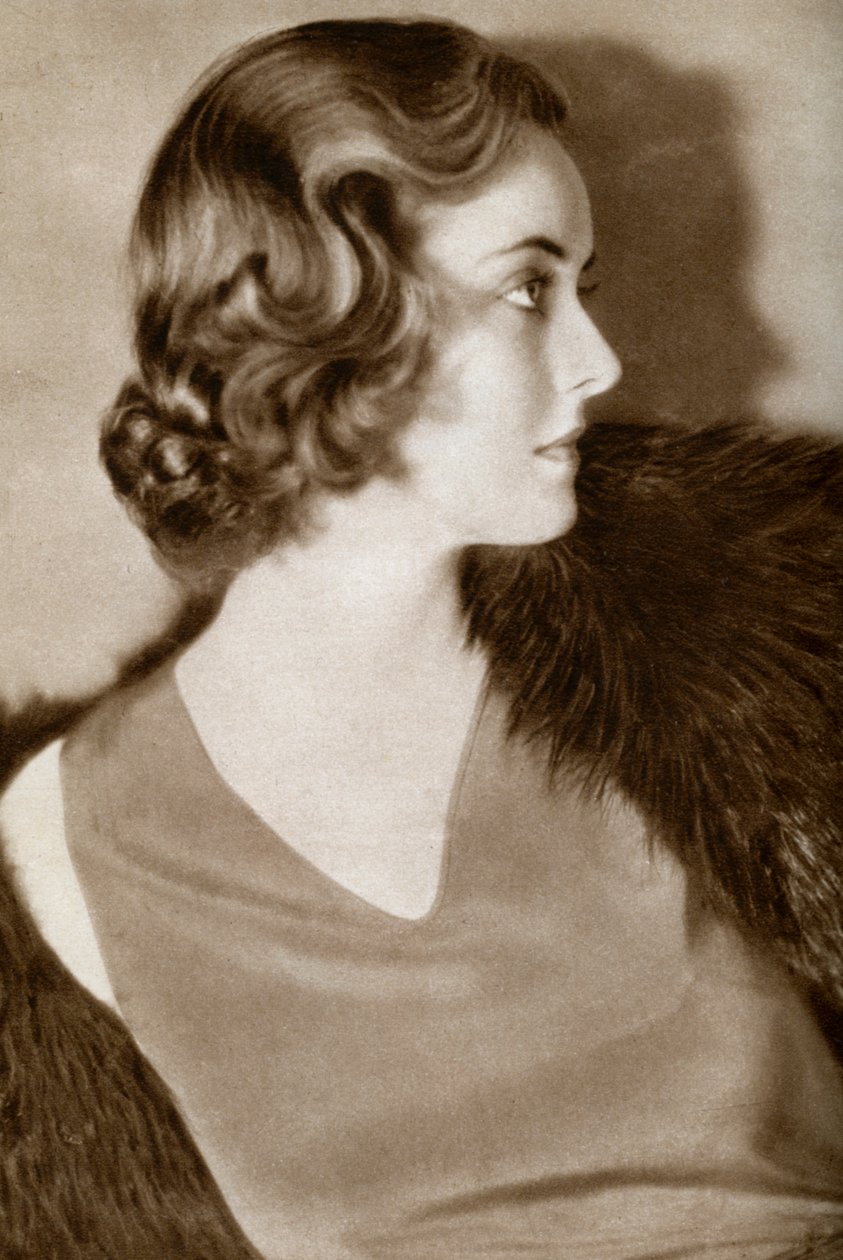 Bette Davis, yhdysvaltalainen näyttelijä, 1933 tekijältä Unbekannt