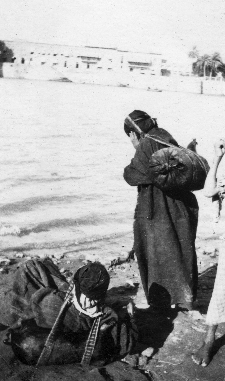 Bhistis tai Water Carriers, Basra, Irak, 1917-1919 tekijältä Unbekannt