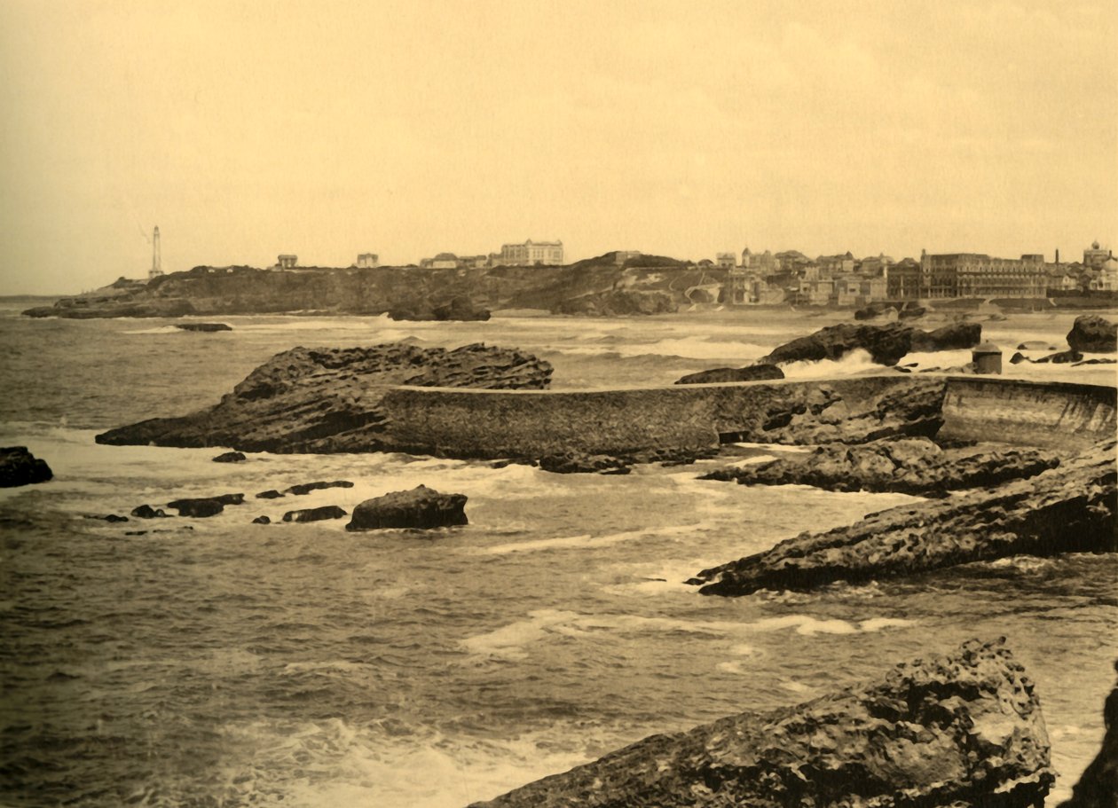 Biarritz - La Digue de la Cafetiere, 1930. tekijältä Unbekannt