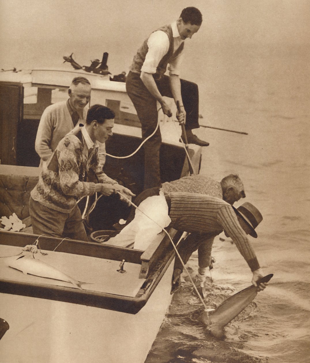Big Game Fishing, Bay of Islands, Uusi-Seelanti, c1927, 1937 tekijältä Unbekannt